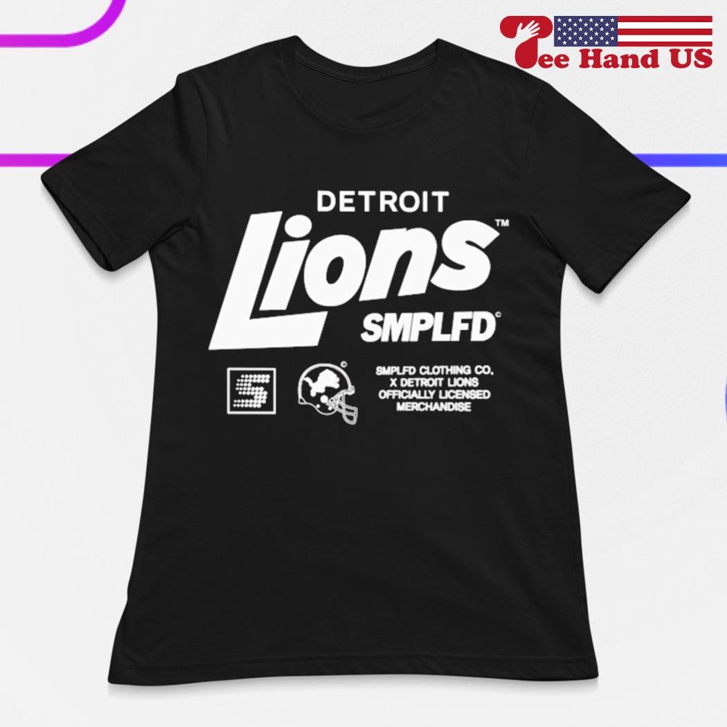 white detroit lions t shirt