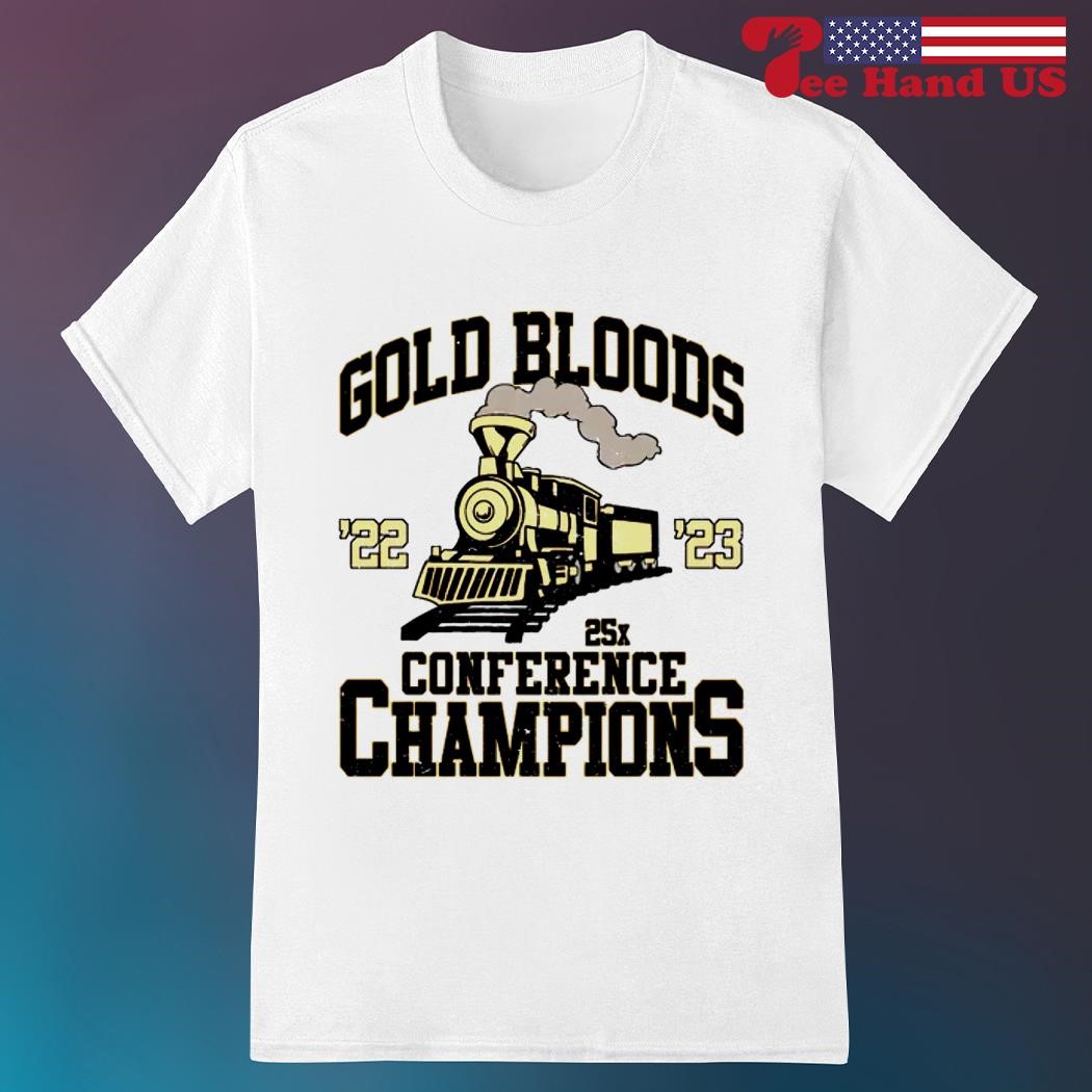 Official purdue Boilermakers Gold Bloods 25x Conference Champions 2023 shirt