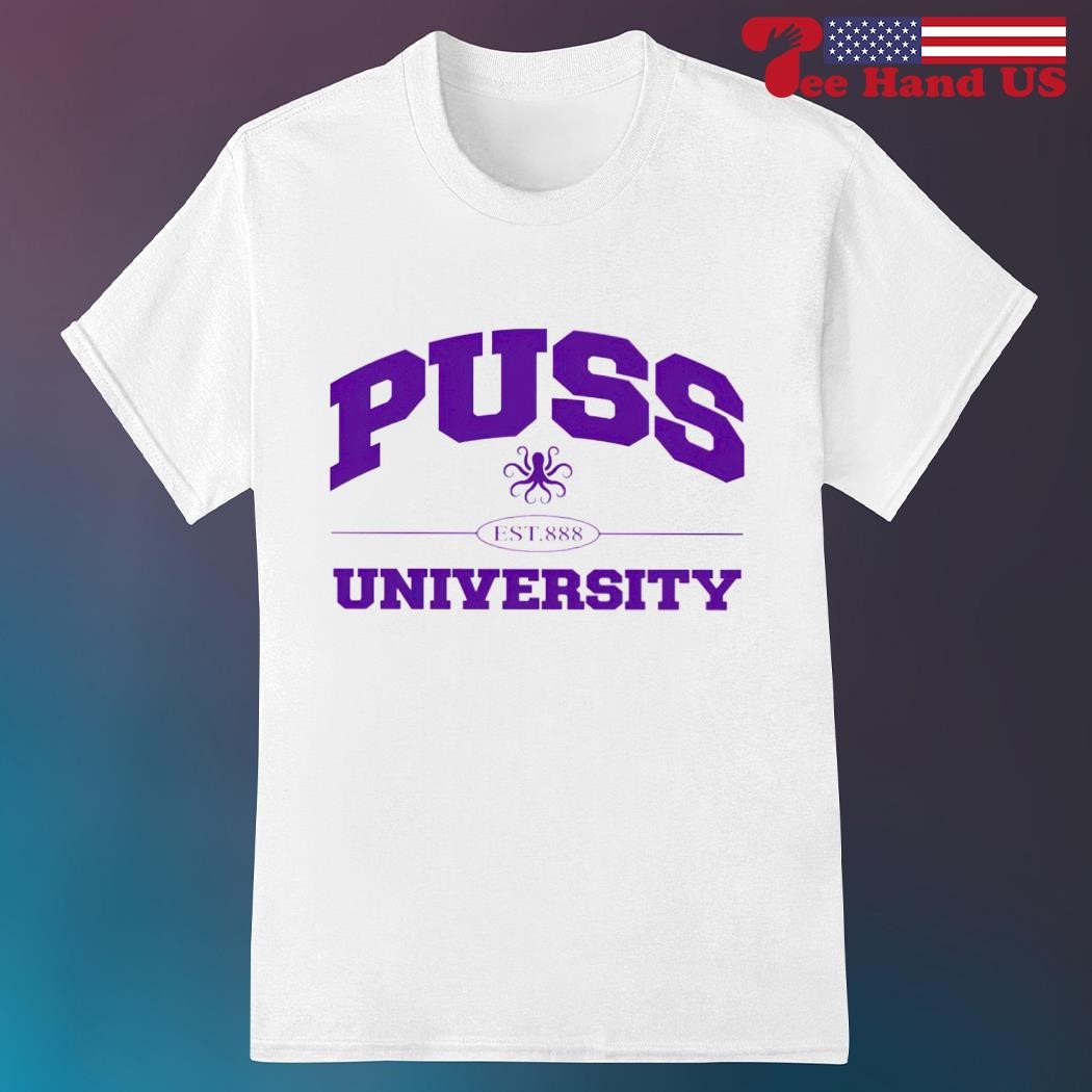 Official puss University est 888 shirt