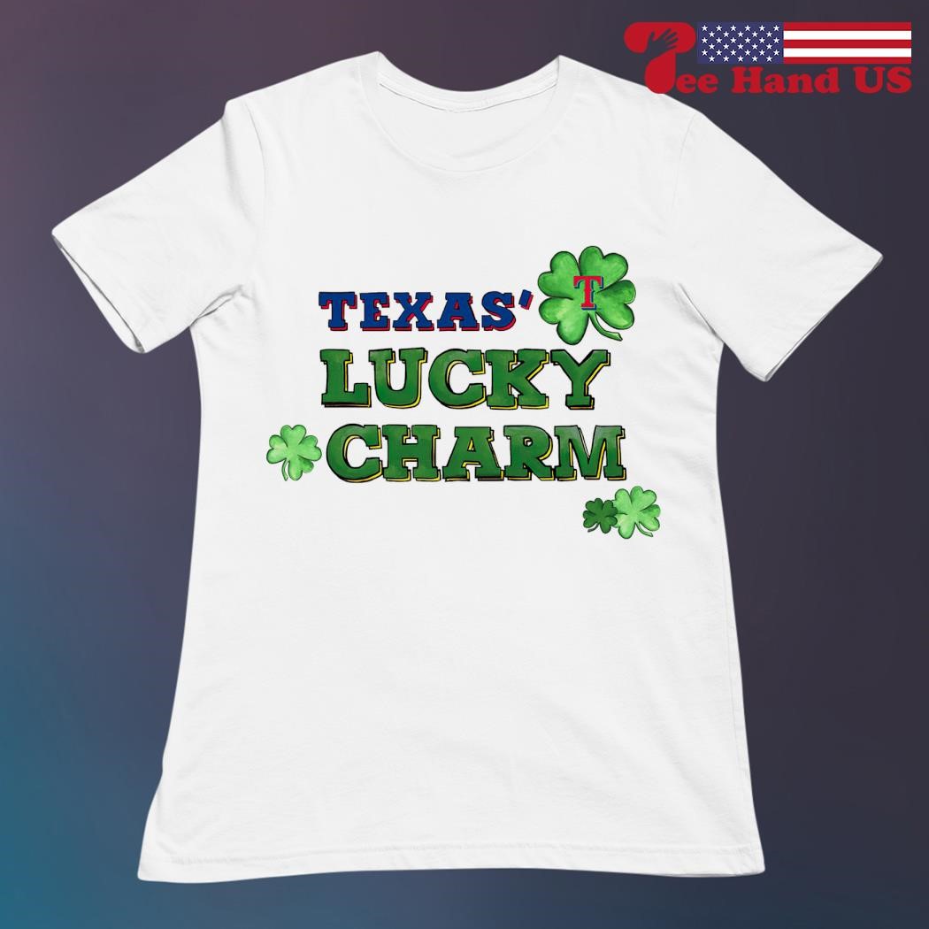 Official texas Rangers Lucky Charm St. Patrick's day shirt, hoodie,  sweater, long sleeve and tank top