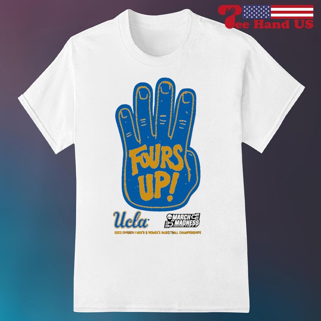 Official uCLA basketball fours up shirt