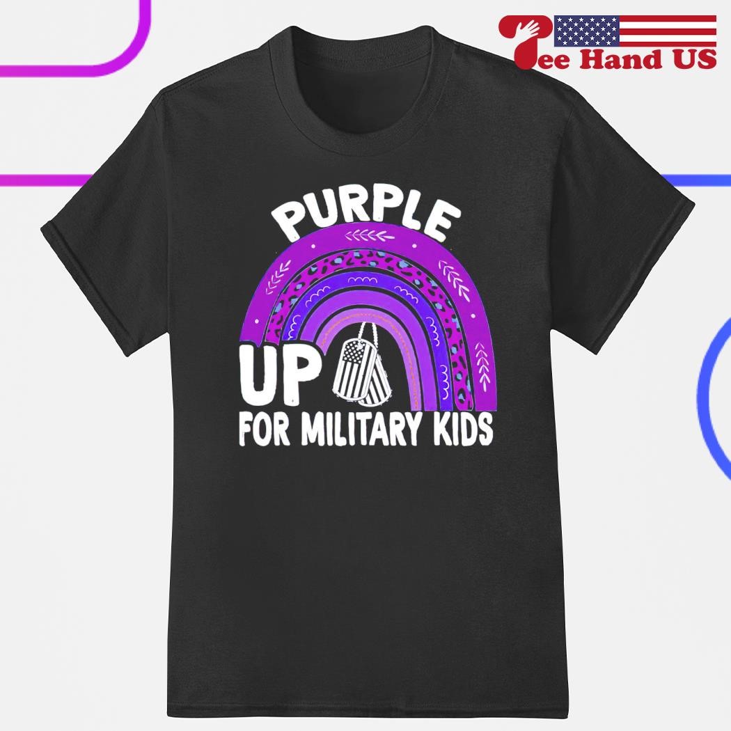 Purple up for military kids shirt