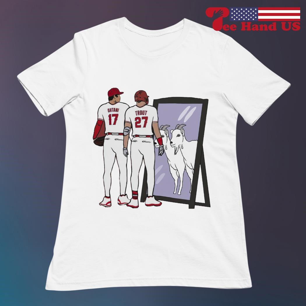 Shohei Ohtani and Mike Trout Mirror GOATs Essential T-Shirt for