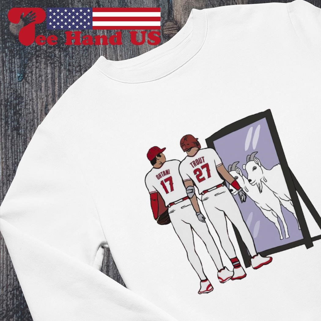 Shohei Ohtani and Mike Trout Mirror GOATs Essential T-Shirt for