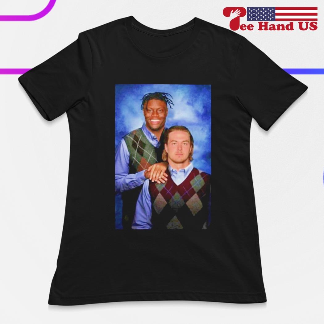 Step Brothers George Pickens And Kenny Pickett Pittsburgh Steelers T Shirts  - Teebreat