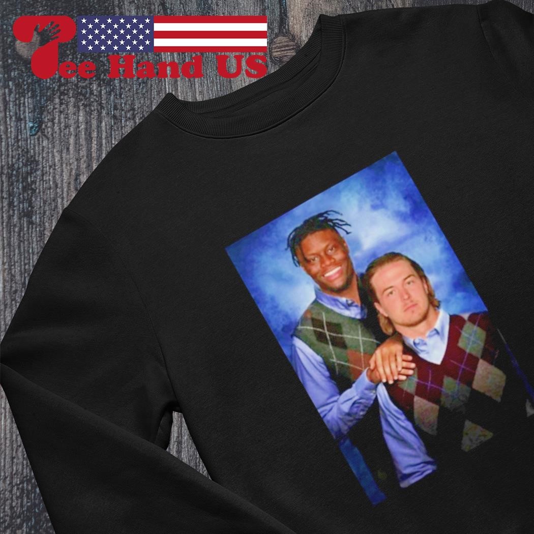 Step Brothers George Pickens and Kenny Pickett Pittsburgh Steelers shirt -  Limotees