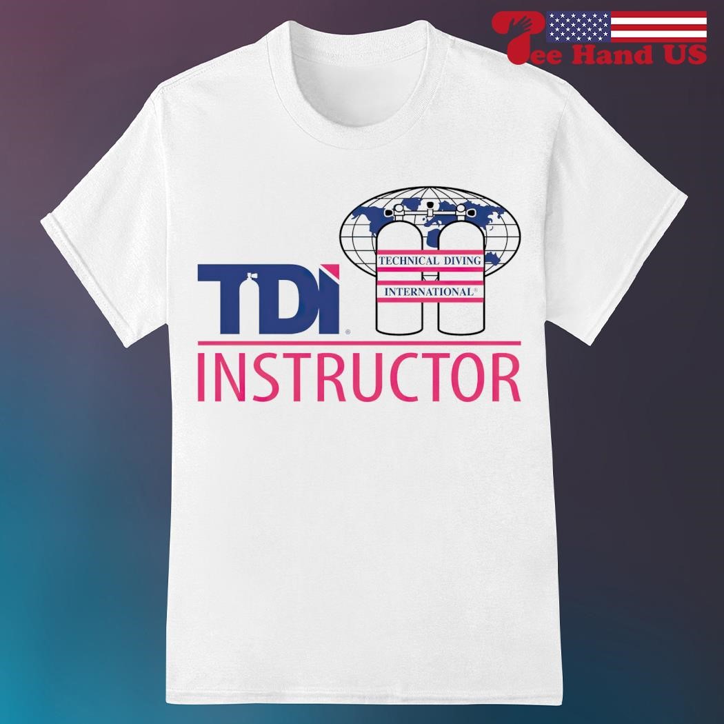 TDI technical diving international instructor shirt