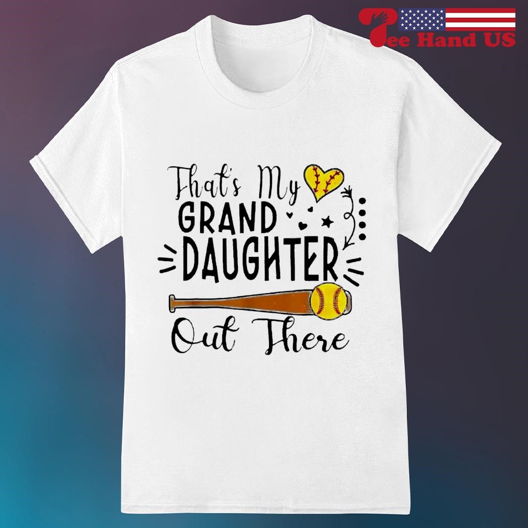That's my grand daughter out there baseball shirt