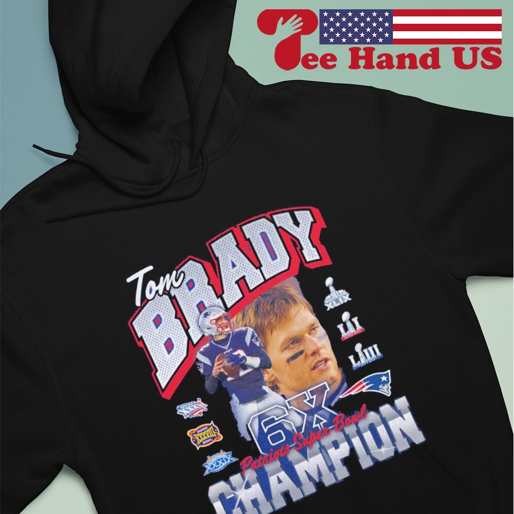 Six time super bowl champions we are all patriots shirt, hoodie, sweater,  long sleeve and tank top