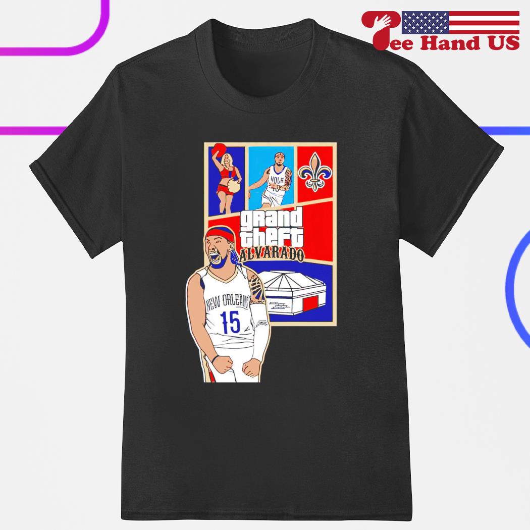 Grand Theft Alvarado New Orleans shirt