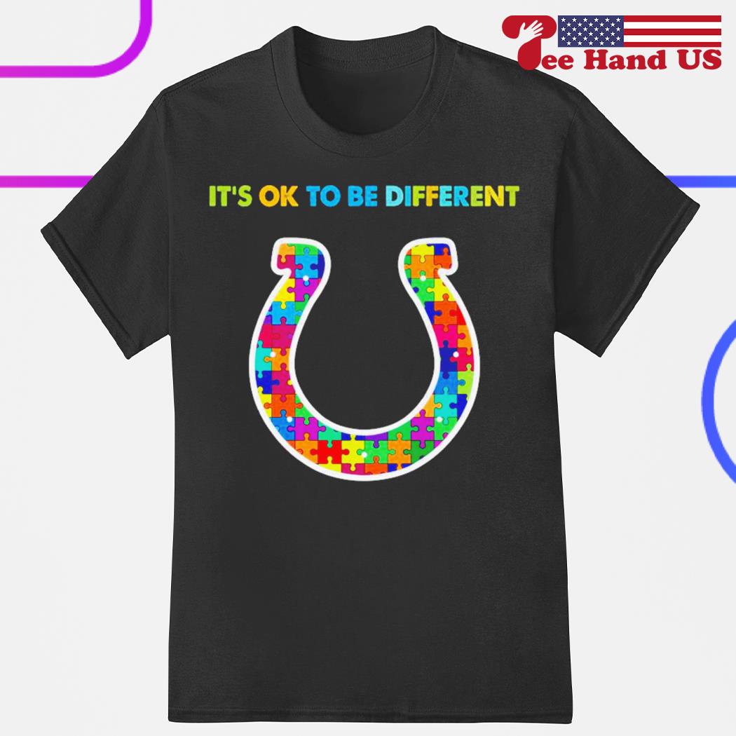Indianapolis Colts Autism it's ok to be different shirt