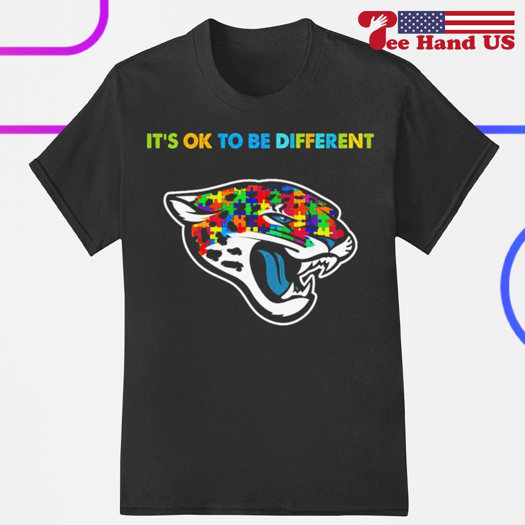 Jacksonville Jaguars Autism it's ok to be different shirt