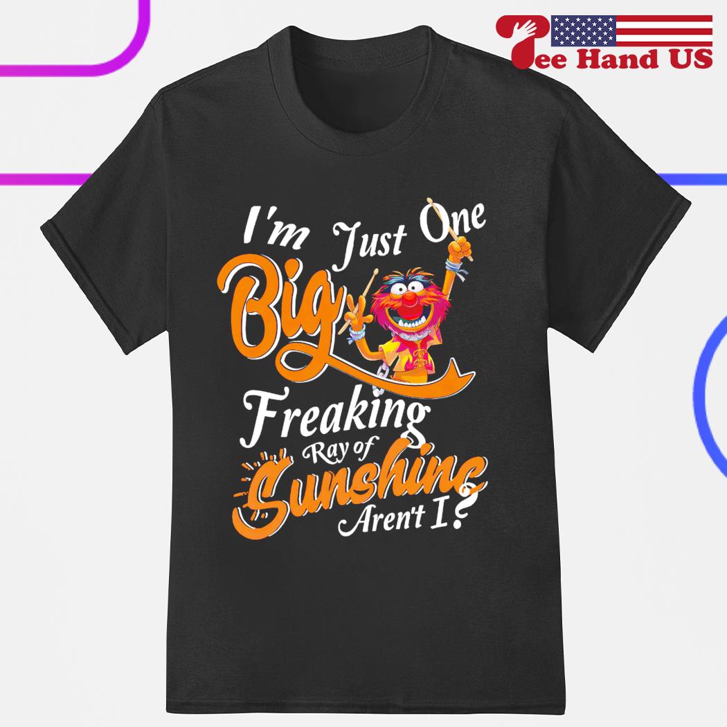 Official animal Muppet i'm just one big freaking ray of sunshine aren't i shirt