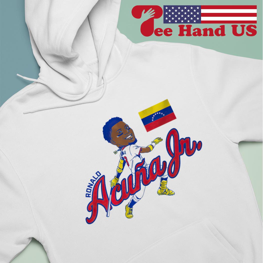 Official Atlanta Braves Ronald Acuña Jr Venezuela Caricature shirt, hoodie,  sweater, long sleeve and tank top
