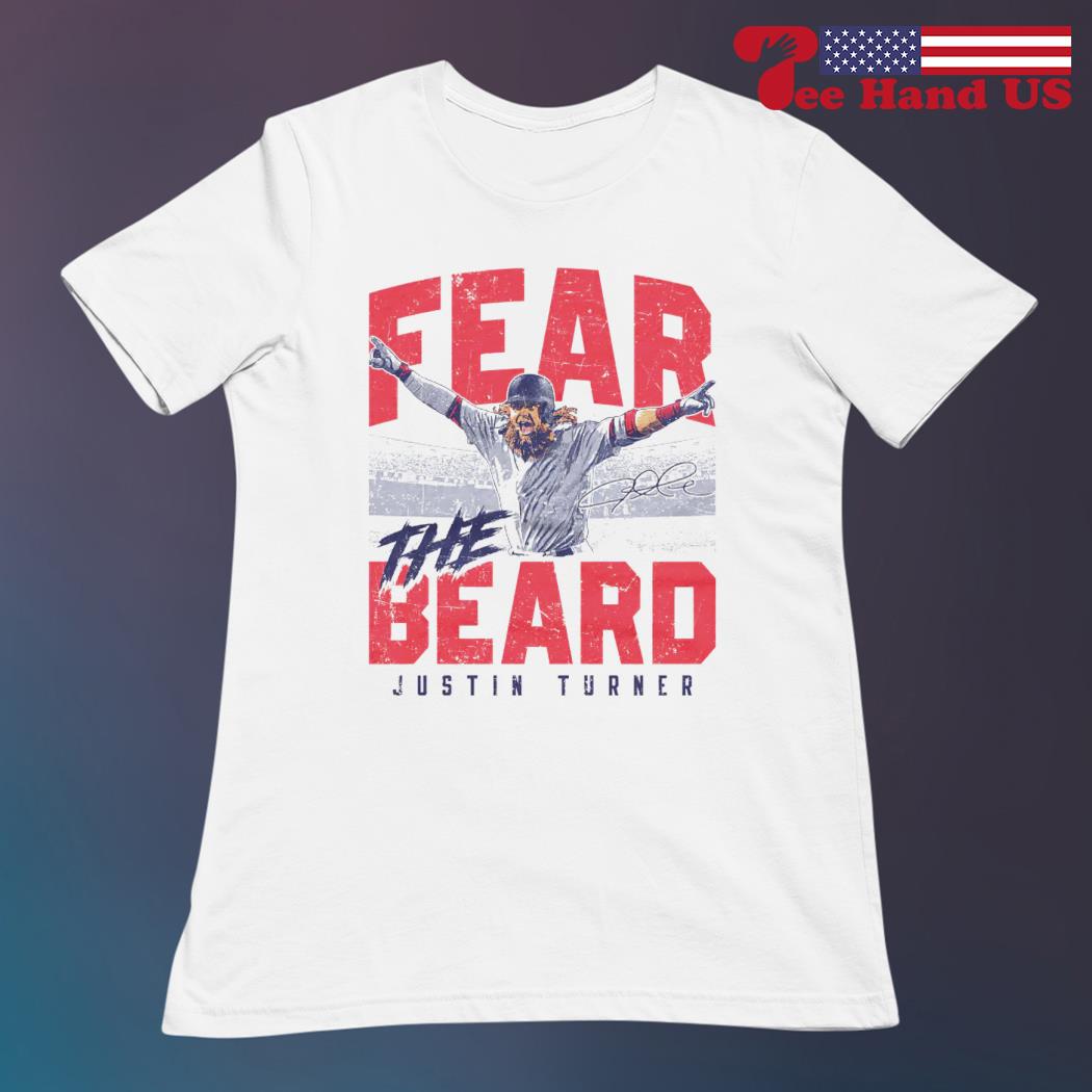 Official justin Turner Boston Red Sox fear the beard signature shirt,  hoodie, sweater, long sleeve and tank top