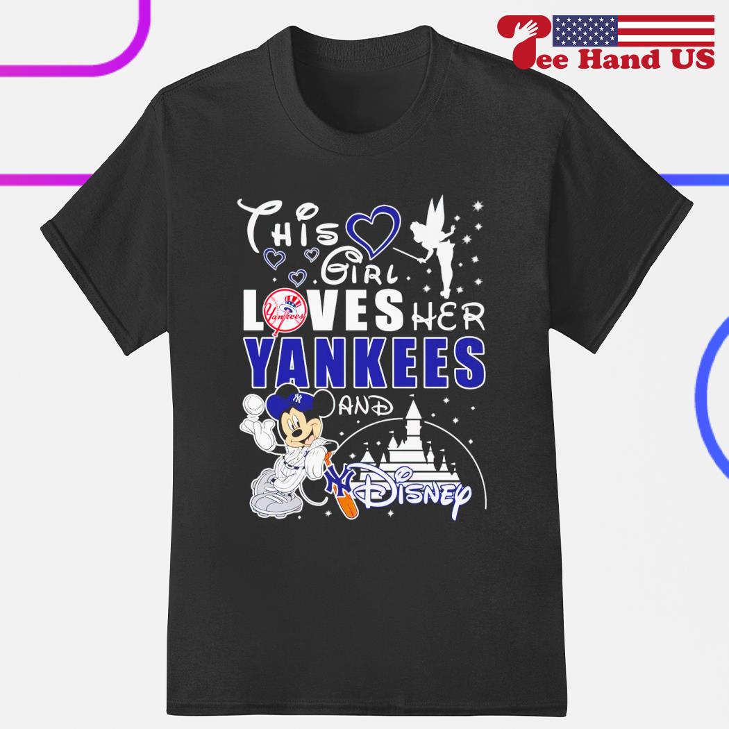 Mickey Mouse love New York Yankees logo 2023 shirt, hoodie, sweater, long  sleeve and tank top