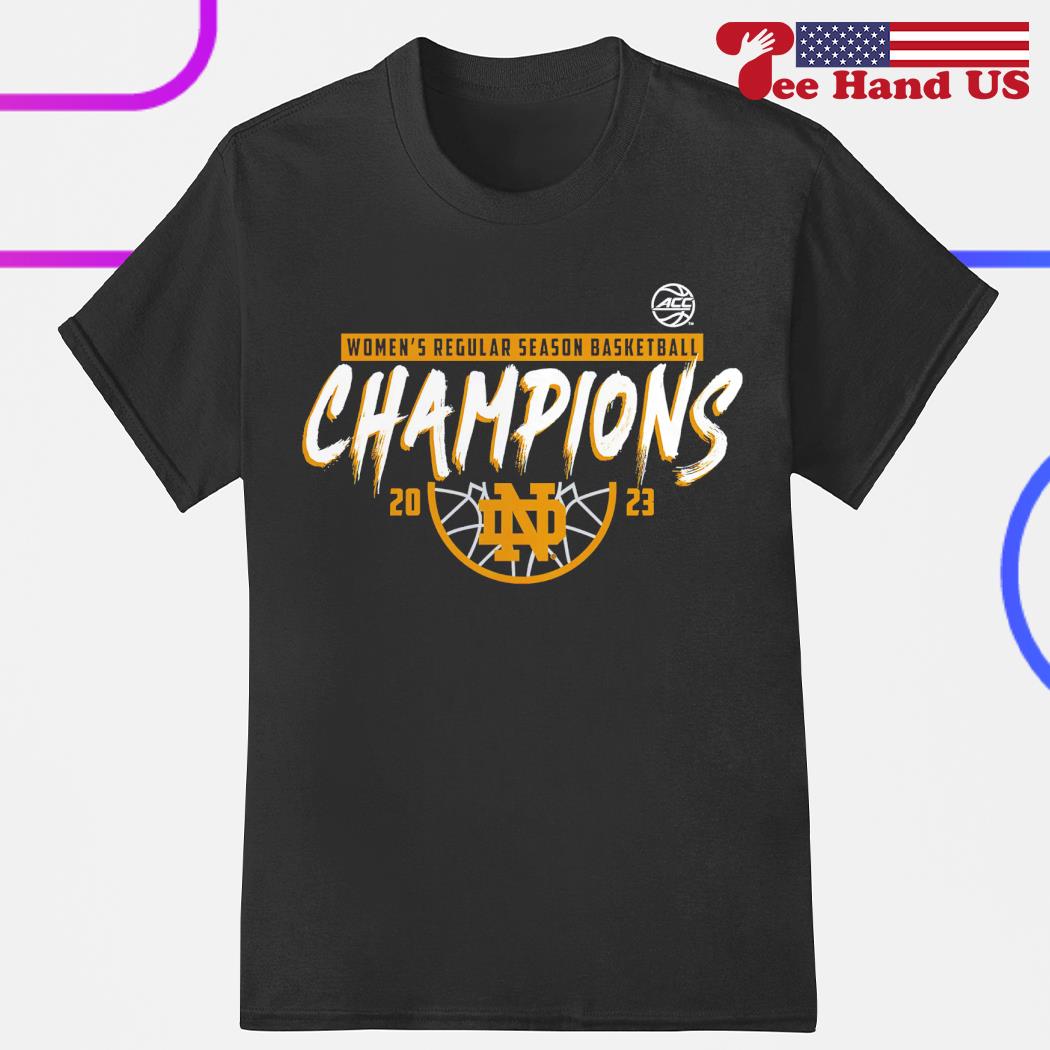 Official notre Dame Fighting Irish Women's 2023 ACC Women's Basketball Regular Season Champions shirt