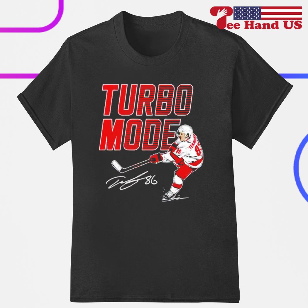Best carolina Hurricanes Teuvo Teravainen Turbo Mode signature shirt,  hoodie, sweater, long sleeve and tank top