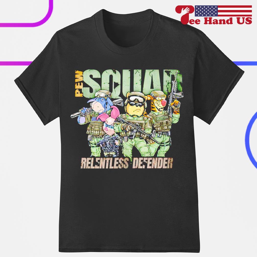 Pew Squad relentless defender shirt