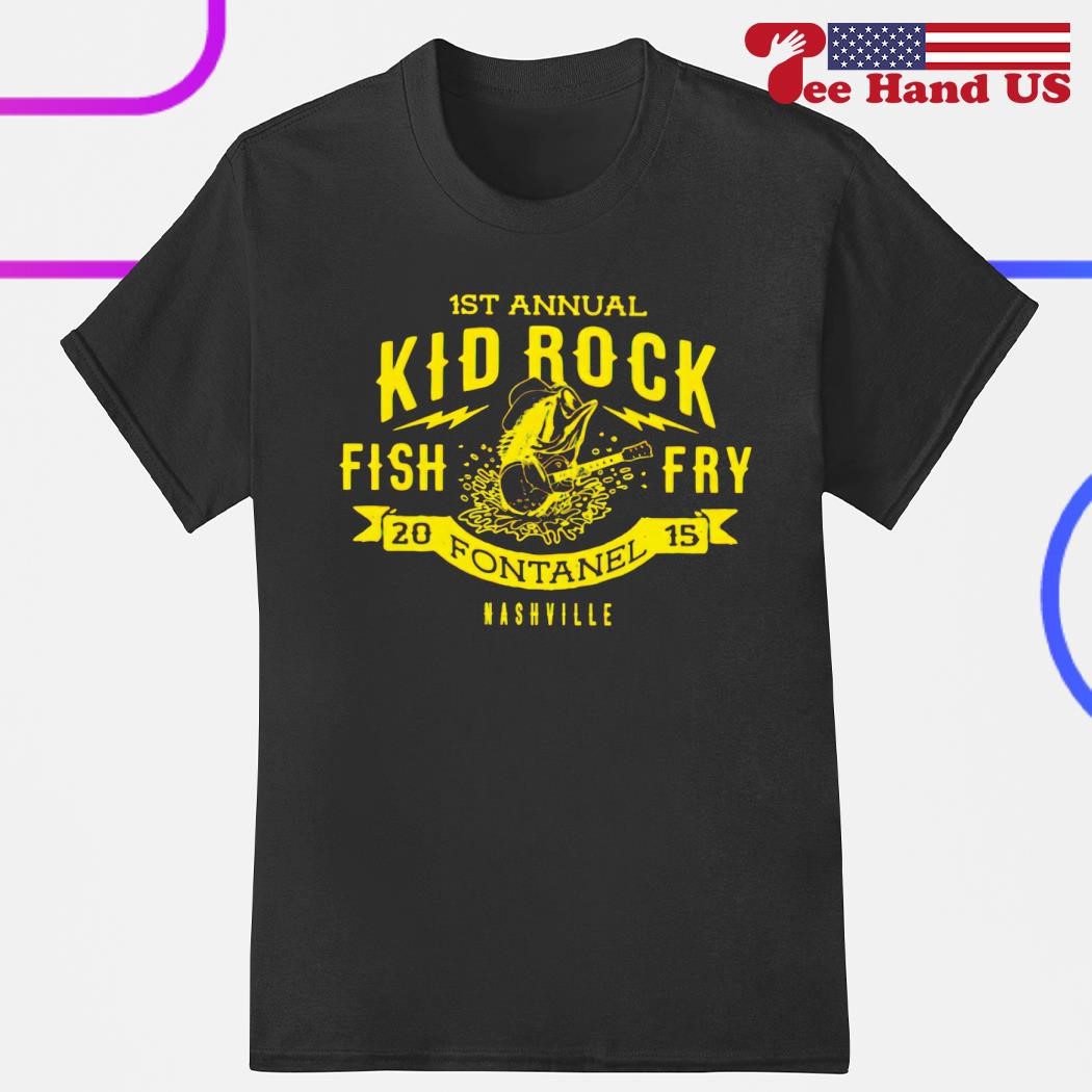 1st annual kid rock fish fry shirt