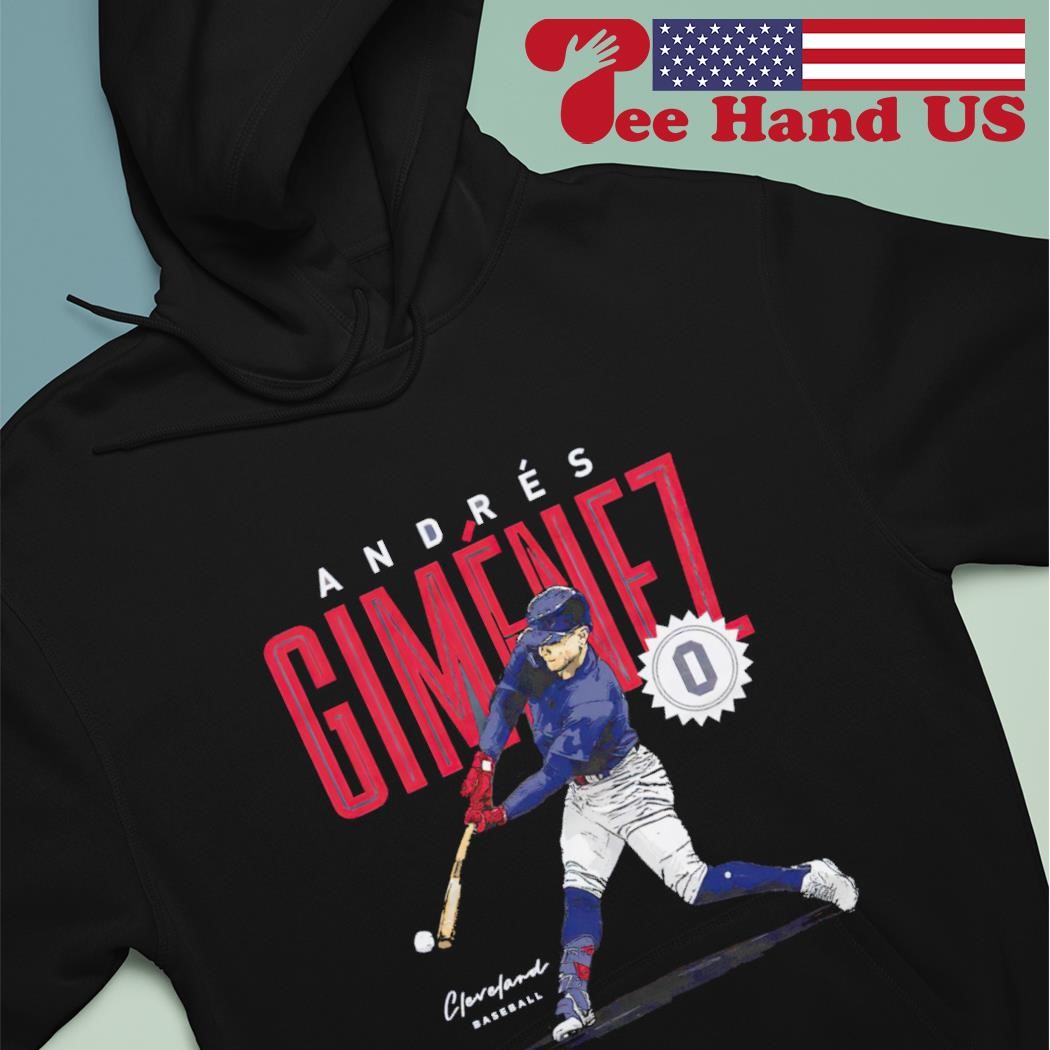 Andres Gimenez Cleveland Guardians card signature shirt, hoodie, sweater,  long sleeve and tank top