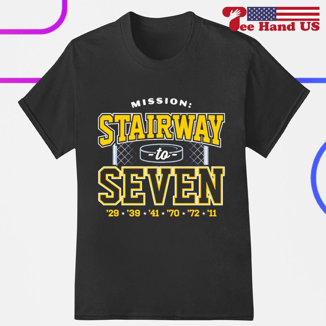 Mission Stairway Seven Boston Bruins Shirt in 2023