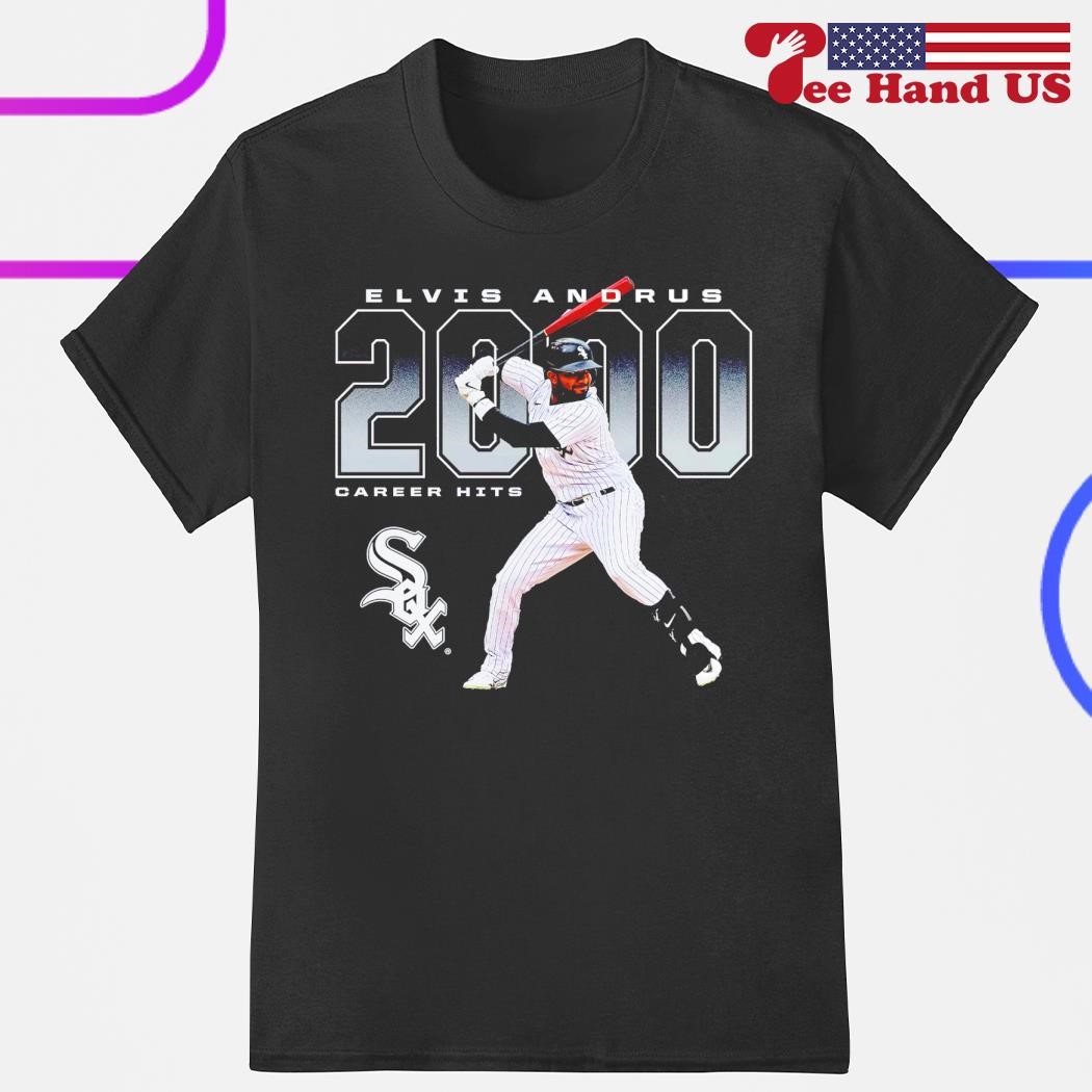 Elvis Andrus Chicago White Sox 2000 career hits 2023 shirt, hoodie,  sweater, long sleeve and tank top