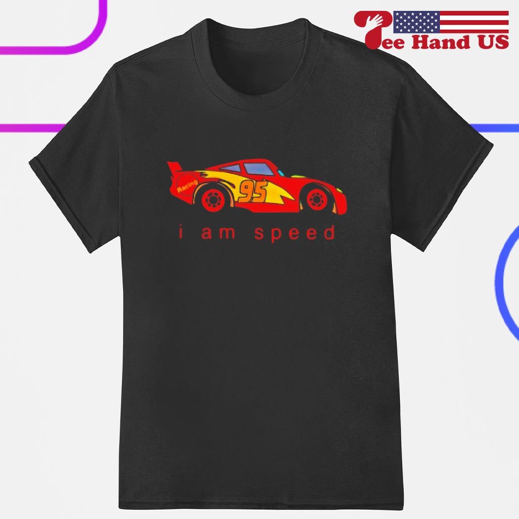 I am speed 95 Cars Lightning Mcqueen shirt, hoodie, sweater, long sleeve  and tank top