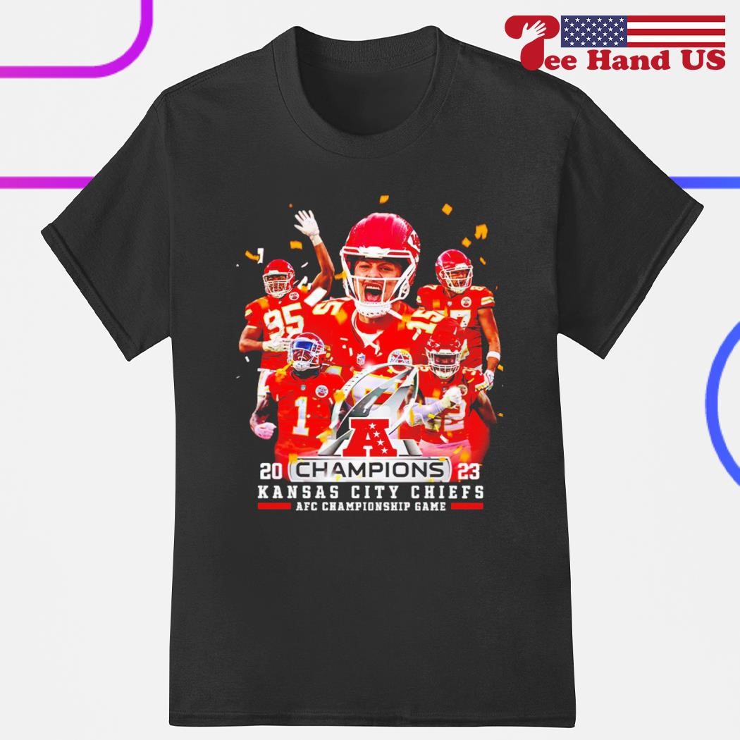 Champions 2023 Kansas City Chiefs Afc Championship Game Shirt