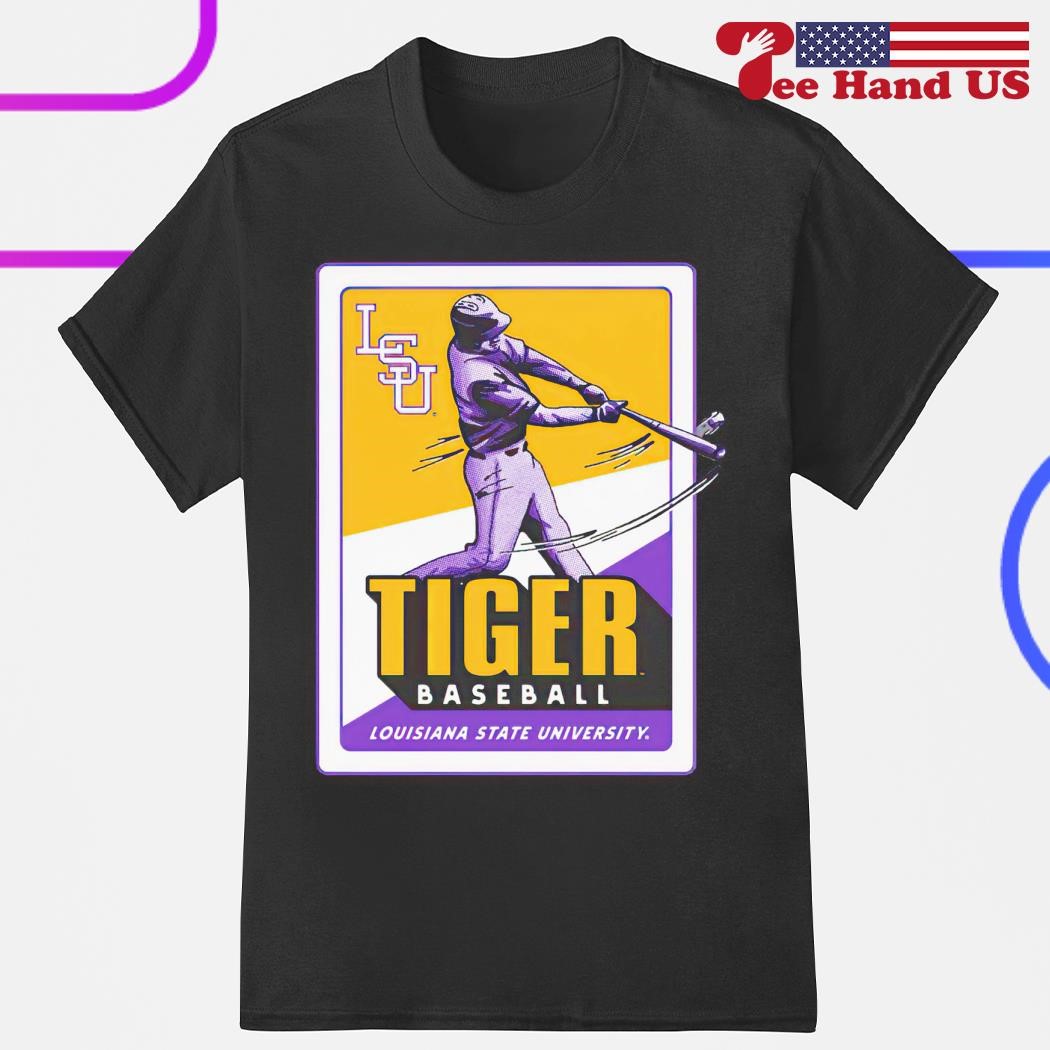 LSU Tigers baseball Louisiana State University card shirt