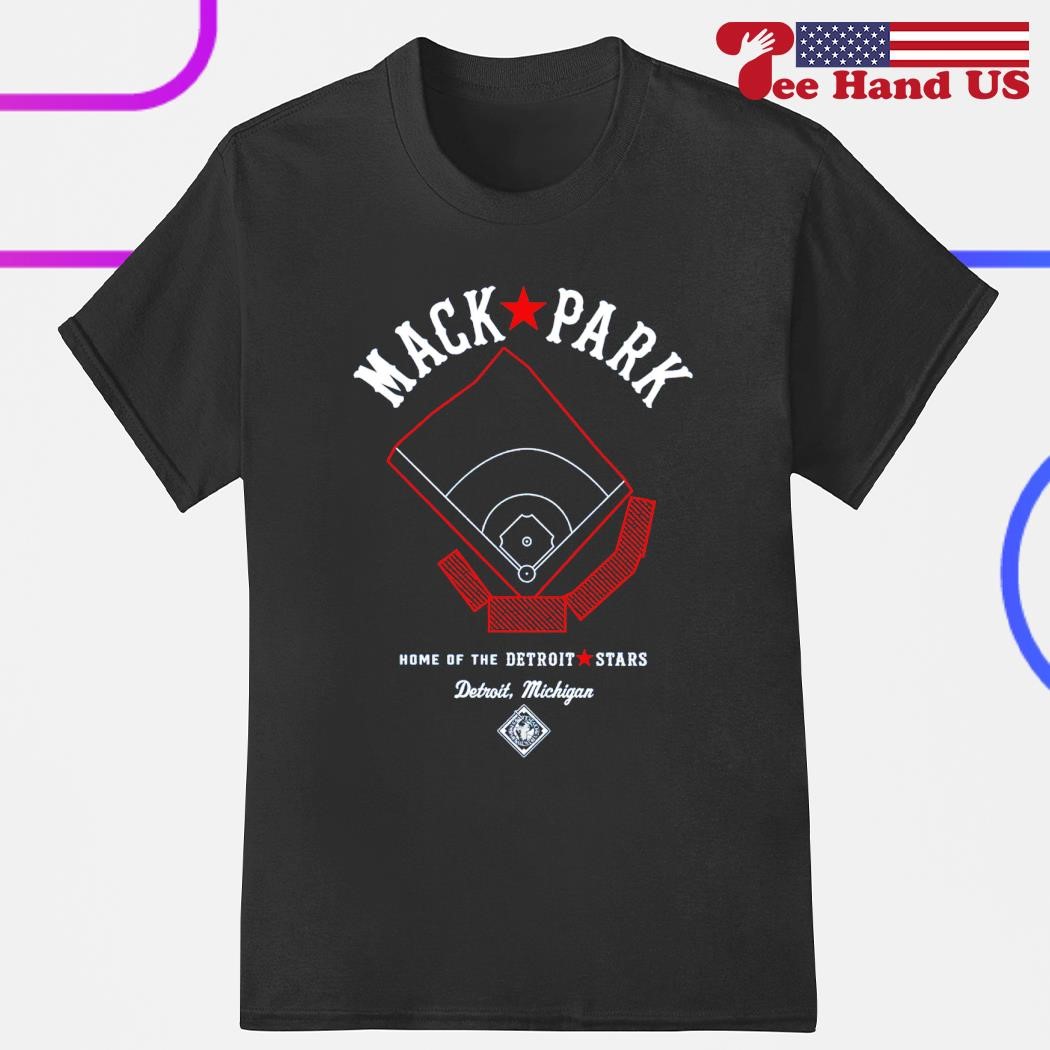 Mack park home of the Detroit stars Detroit Michigan shirt