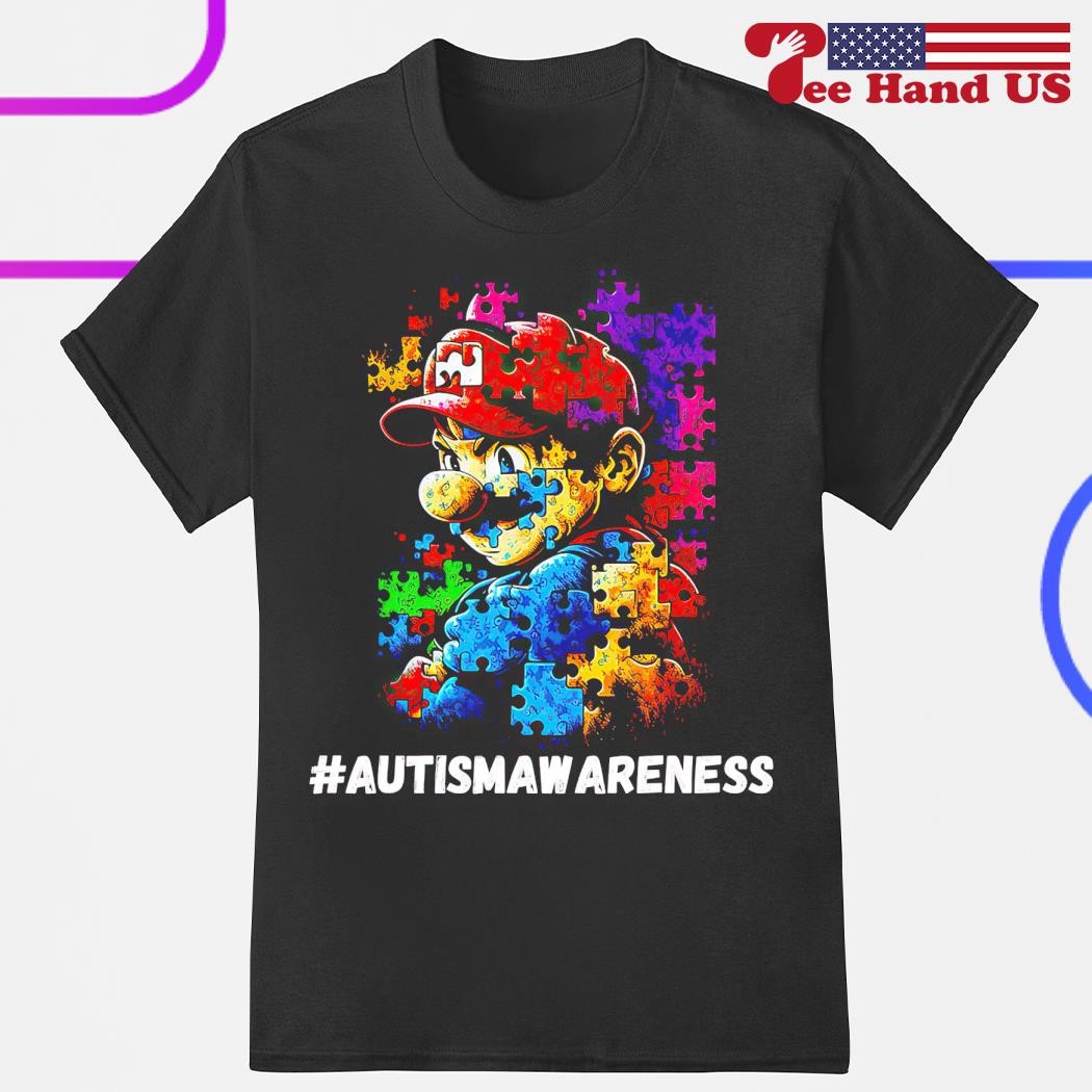 Mario Autism Awareness shirt