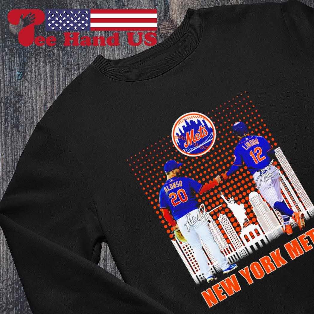 20 Pete Alonso And 12 Francisco Lindor New York Mets Signatures Shirt,  hoodie, sweater, long sleeve and tank top