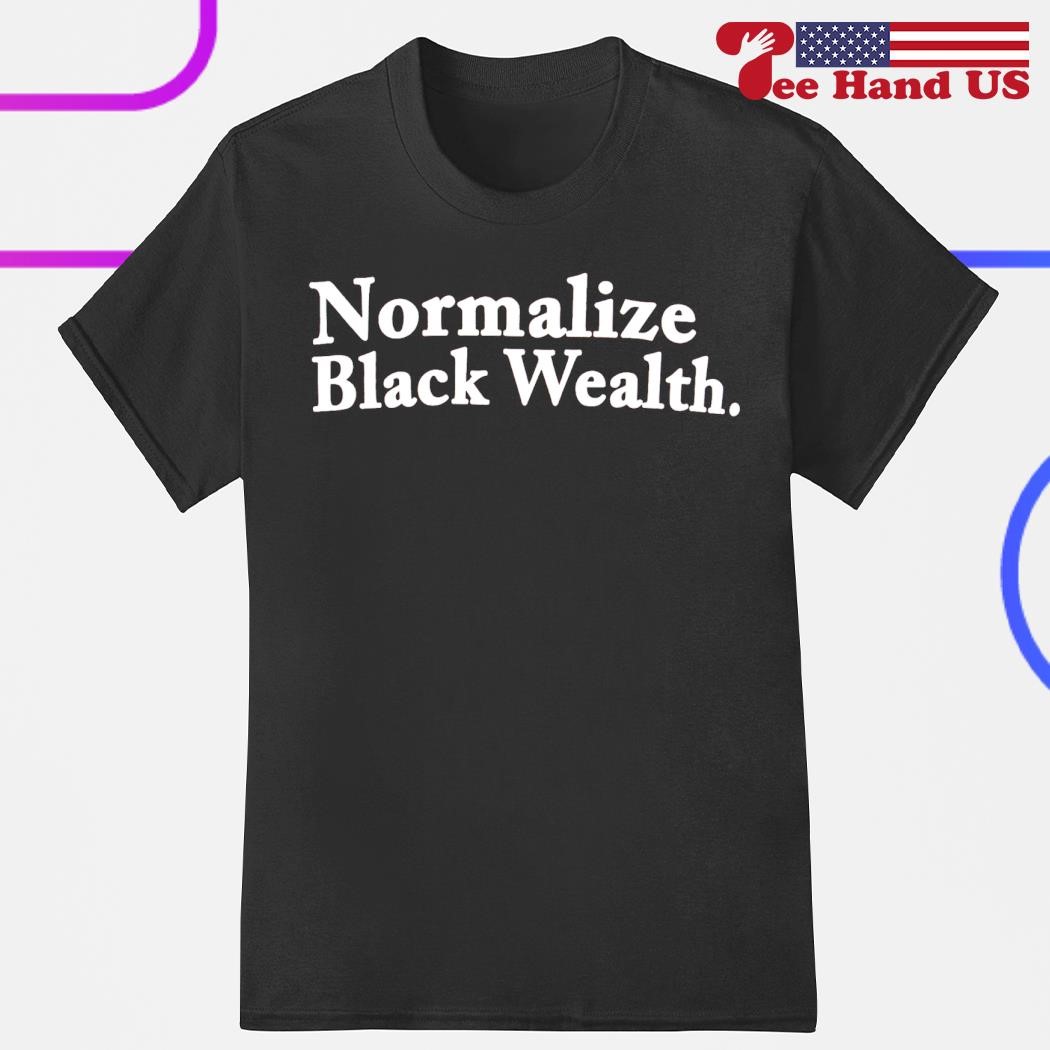 Normalize black wealth shirt
