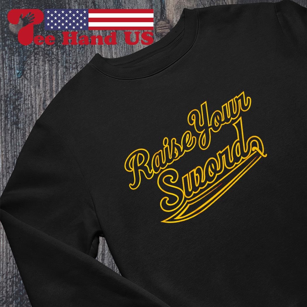 Pittsburgh Pirates raise your sword logo 2023 shirt, hoodie, sweater, long  sleeve and tank top