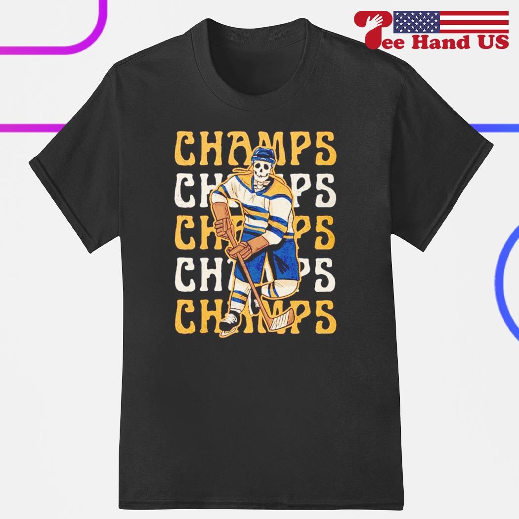 Quinnipiac Bobcats 2023 NCAA Men’s Ice Hockey National Champions Q Skeleton Champs shirt