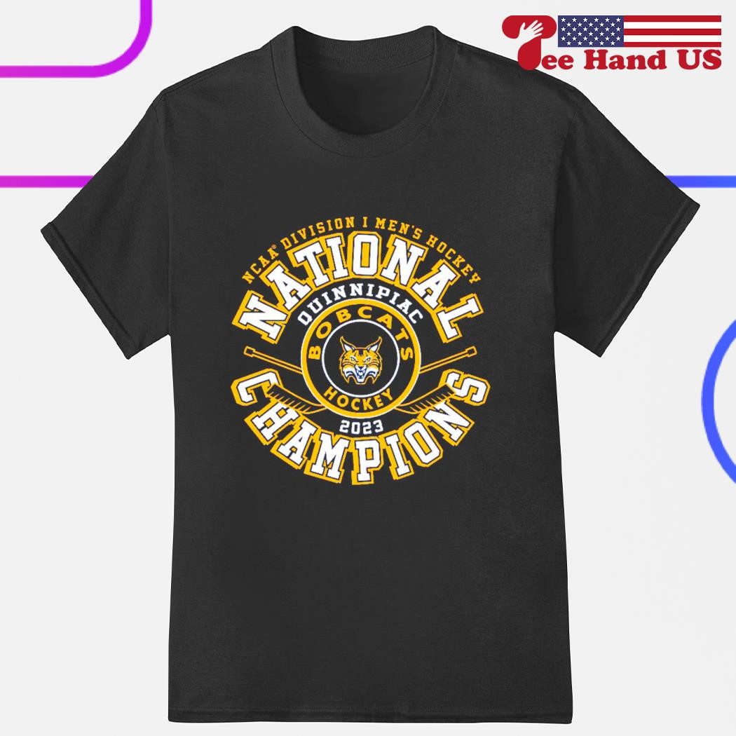 Quinnipiac Bobcats 2023 NCAA Men's Ice Hockey National Champions Top Rung shirt