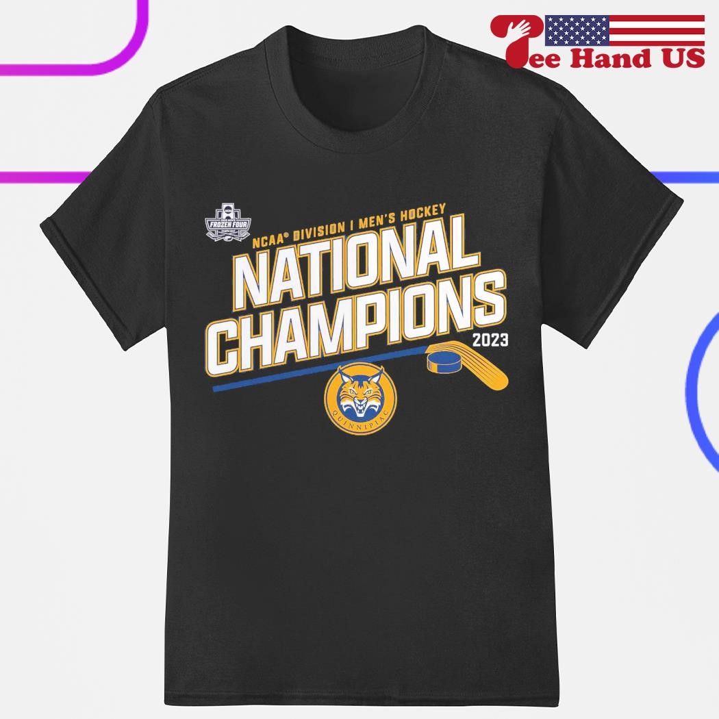 Quinnipiac Bobcats 2023 NCAA Men's Ice Hockey National Champions shirt