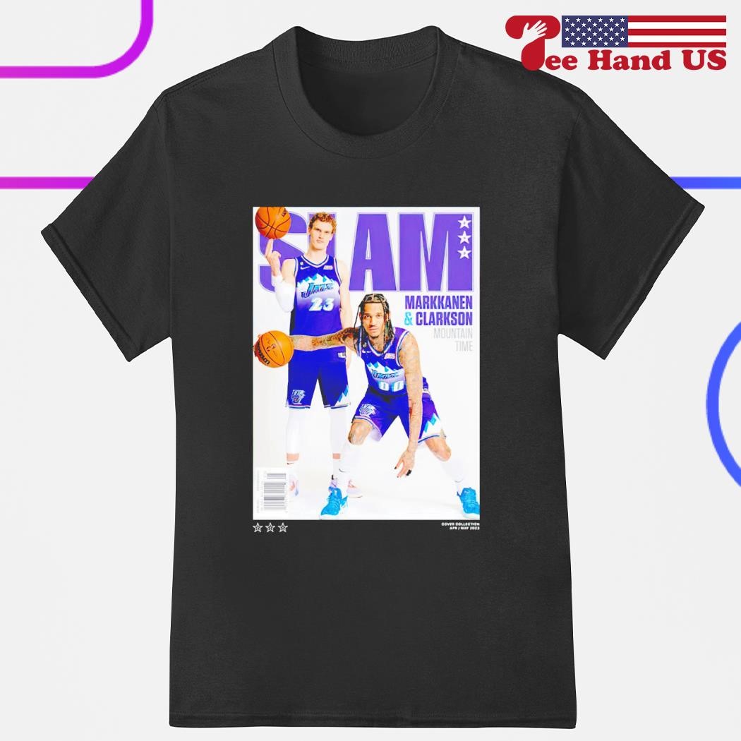 SLAM Lauri Markkanen and Jordan Clarkson shirt