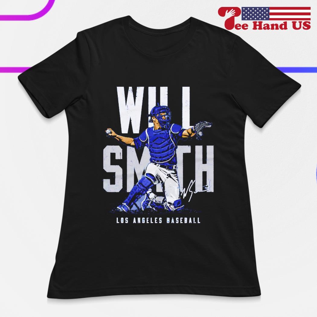 Will Smith Los Angeles Dodgers baseball name blocks shirt, hoodie, sweater  and v-neck t-shirt