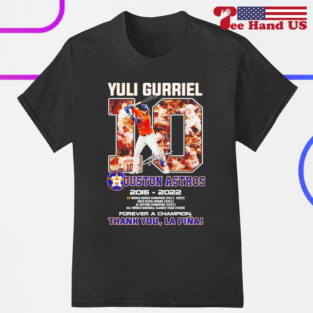 Yuli Gurriel Houston Astros thank you signature shirt, hoodie