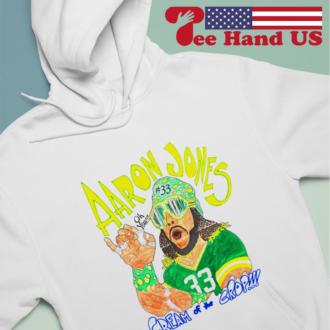 Aaron jones 33 cream of the crop 2023 shirt, hoodie, sweater, long