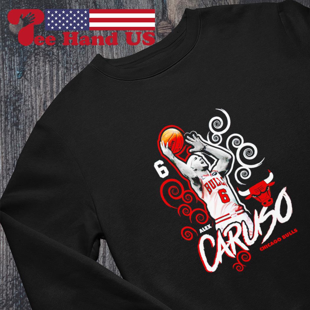 Alex Caruso Chicago Bulls player name & number t-shirt by To-Tee