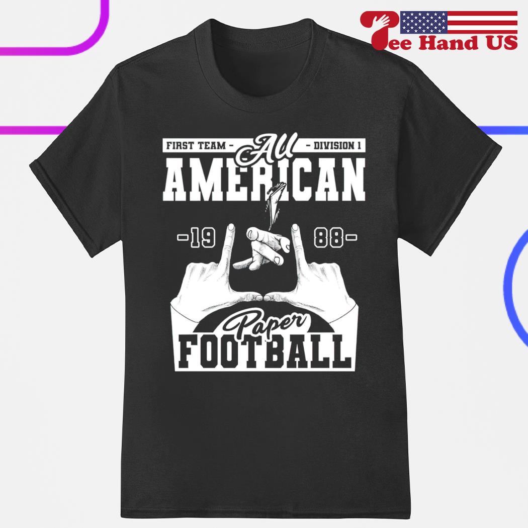 All American paper football 1988 shirt