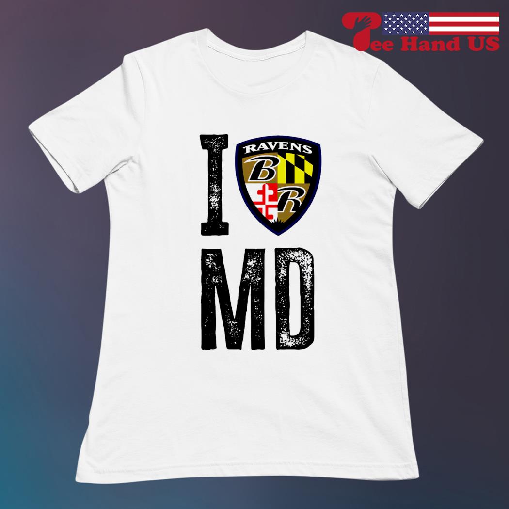 Baltimore Ravens i shield MD t-shirt, hoodie, longsleeve