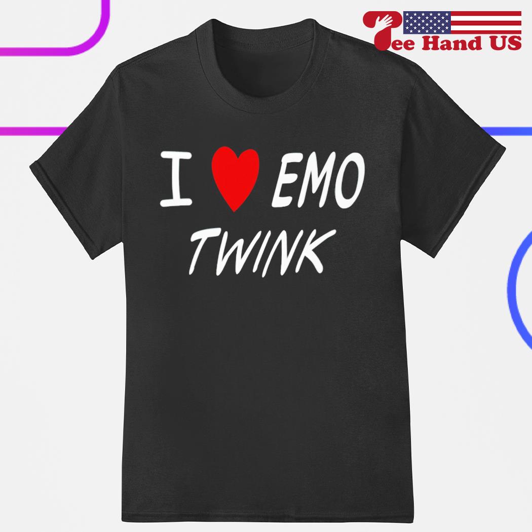 I love emo twink shirt