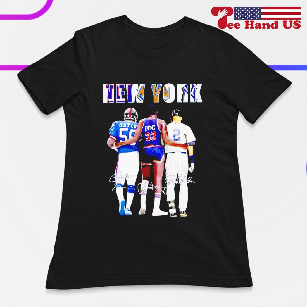 Lawrence Taylor and Patrick Ewing and Derek Jeter New York