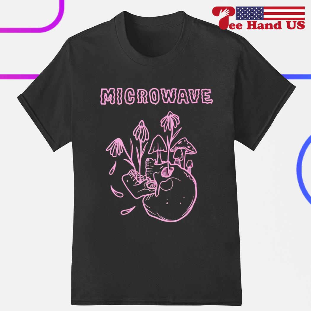 Microwave mushroom skull shirt