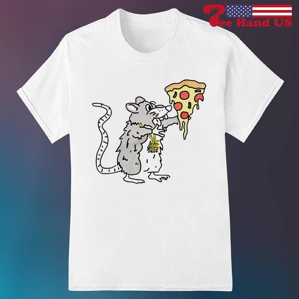 New York post pizza rat shirt