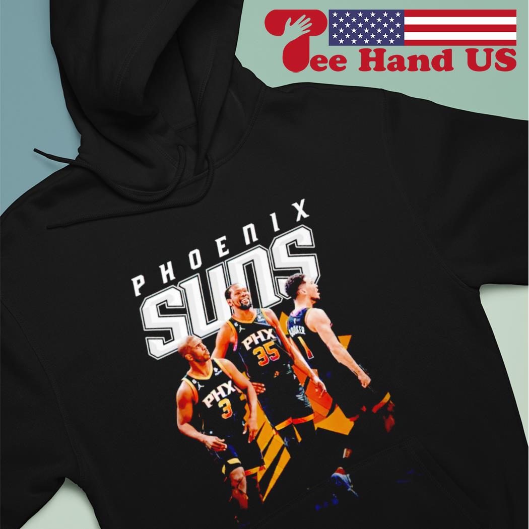 Kevin Durant Suns Shirt, Devin Booker And Chris Paul Crewneck Unisex Hoodie